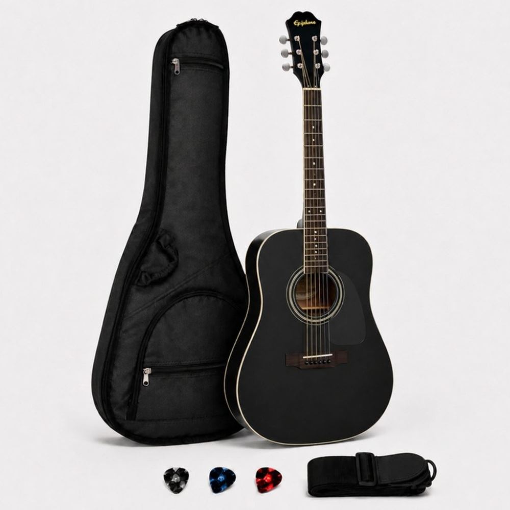 GUITARRA ACUSTICA DR-100 EBONY PACK